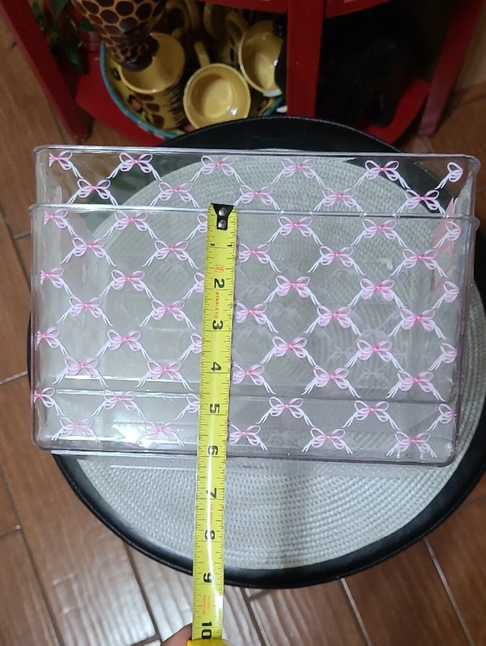 Cleo & June Decorative Bow Storage Bin  Set